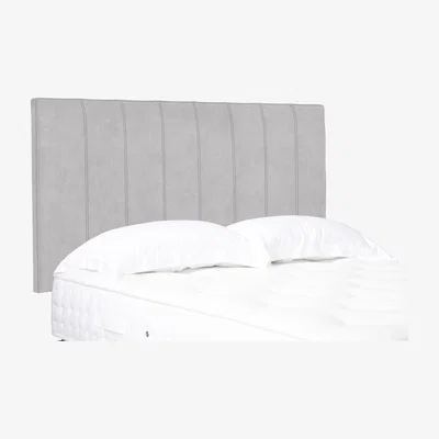 Furniture Village Axel High Strutted Headboard - Super King - Queens Pebble