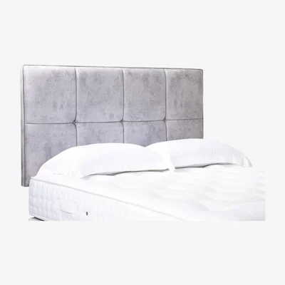 Furniture Village Artisan Collection Reigns High Strutted Headboard - Single - Daytona Silver