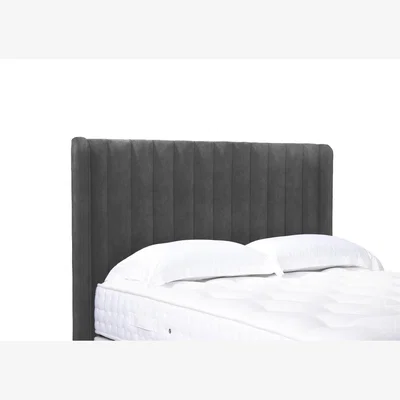 Furniture Village Austin High Floor Standing Headboard - King Size - Dapple Mink