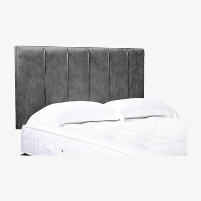 Furniture Village Rhodes High Strutted Headboard - Super King - Daytona Pebble