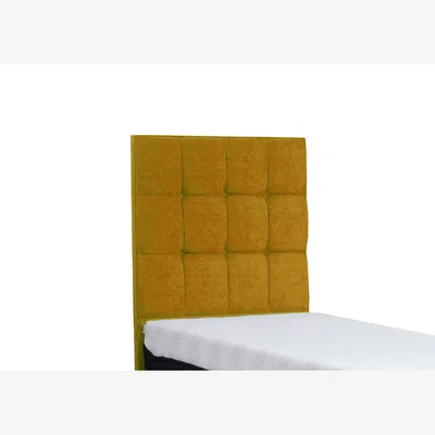 Furniture Village TEMPUR - Buckingham Winslow Floor Standing Headboard - Single - Mustard