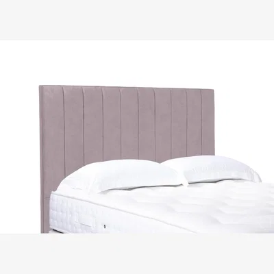 Furniture Village Elyse High Floor Standing Headboard - Super King - Plush Lilac