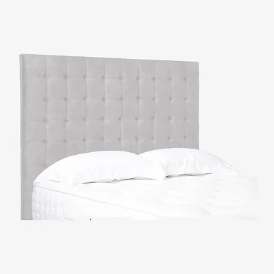 Furniture Village Dot High Floor Standing Headboard - Super King - Queens Pebble