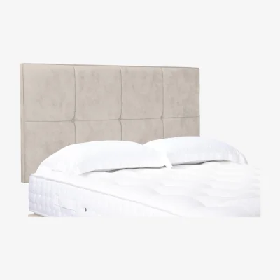 Furniture Village Artisan Collection Reigns High Strutted Headboard - Super King - Sandstone Pearl