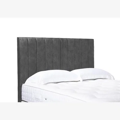 Furniture Village Elyse High Floor Standing Headboard - Double - Dapple Mink