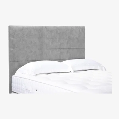 Furniture Village Natsu High Floor Standing Headboard - Small Double - Dapple Sterling