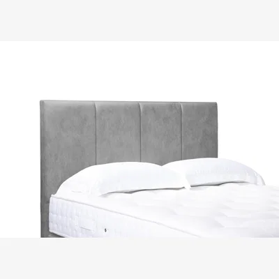 Furniture Village Linear Standard Floor Standing Headboard - Small Double - Dapple Sterling