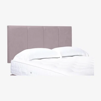 Furniture Village Linear Standard Strutted Headboard - Small Double - Plush Lilac