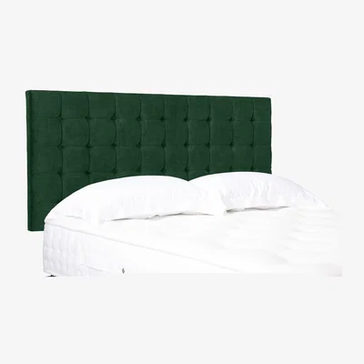 Furniture Village Dot Standard Strutted Headboard - Single - Tormaline Green