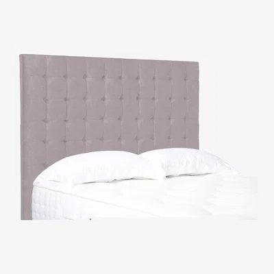 Furniture Village Dot High Floor Standing Headboard - Super King - Plush Lilac