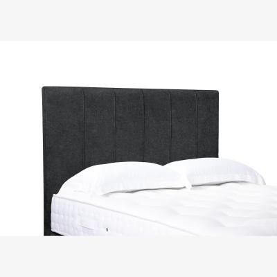 Furniture Village Rhodes High Floor Standing Headboard - Super King - Tweed Charcoal