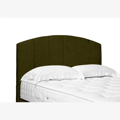 Furniture Village Bow Standard Floor Standing Headboard - Double - Khaki