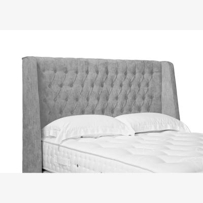 Furniture Village Belgrave High Floor Standing Headboard - Super King - Dapple Sterling