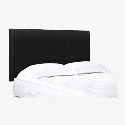 Furniture Village Heyman High Strutted Headboard - Super King - Plush Ebony