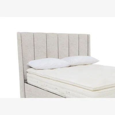 Furniture Village Ryo Floor Standing Headboard - Double - Sandstone Pearl