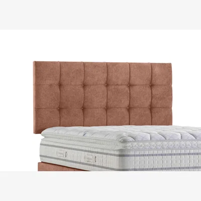 Furniture Village Sleepeezee - Apex Strutted Headboard - Super King - Burnt Orange