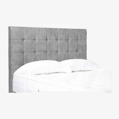 Furniture Village Kaito High Floor Standing Headboard - Single - Dapple Sterling