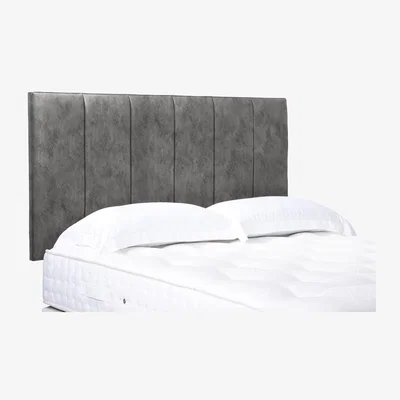 Furniture Village Heyman High Strutted Headboard - King Size - Daytona Pebble