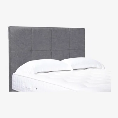 Furniture Village Reigns High Floor Standing Headboard - Small Double - Aston Steel