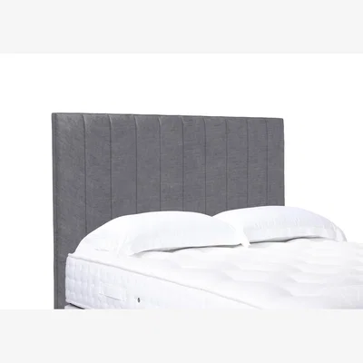 Furniture Village Elyse High Floor Standing Headboard - King Size - Aston Steel