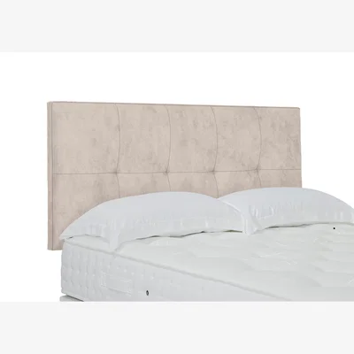 Furniture Village Stratton Standard Strutted Headboard - Super King - Sandstone Pearl
