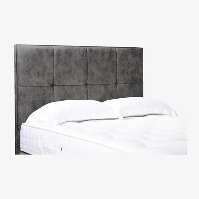 Furniture Village Reigns High Floor Standing Headboard - King Size - Daytona Pebble