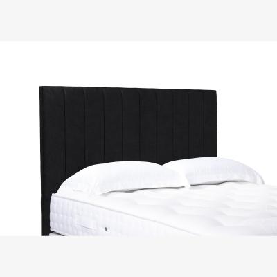 Furniture Village Elyse High Floor Standing Headboard - Single - Plush Ebony