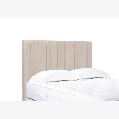 Furniture Village Cadenza High Floor Standing Headboard - Single - Sandstone Pearl