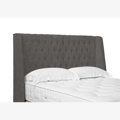 Furniture Village Belgrave High Floor Standing Headboard - King Size - Plush Mole