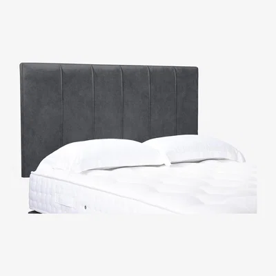 Furniture Village Rhodes High Strutted Headboard - Single - Pewter
