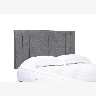 Furniture Village Elyse High Strutted Headboard - Small Double - Tweed Grey