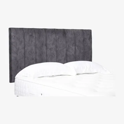 Furniture Village Axel High Strutted Headboard - Super King - Daytona Grey