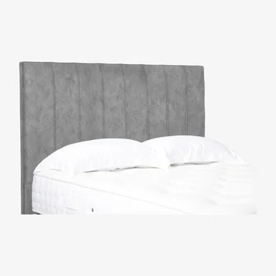 Furniture Village Axel High Floor Standing Headboard - Double - Dapple Sterling