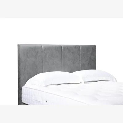 Furniture Village Linear Standard Floor Standing Headboard - Single - Daytona Silver