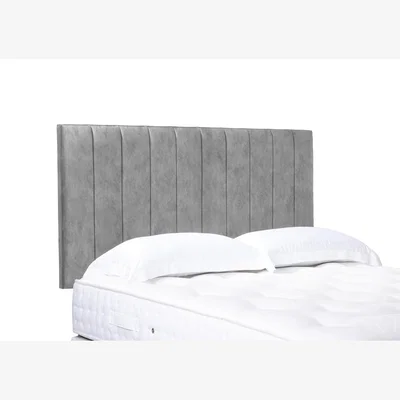 Furniture Village Elyse High Strutted Headboard - Double - Dapple Sterling