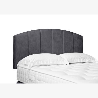 Furniture Village Bow Standard Strutted Headboard - Super King - Daytona Coal