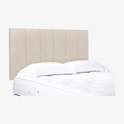 Furniture Village Heyman High Strutted Headboard - Small Double - Sandstone Pearl