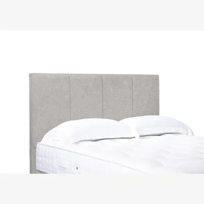Furniture Village Linear Standard Floor Standing Headboard - Double - Tweed Stone