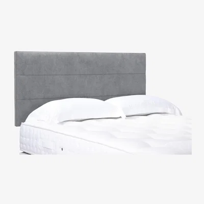 Furniture Village Natsu Standard Strutted Headboard - Super King - Simply Zinc