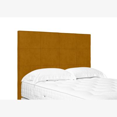 Furniture Village Elwood High Floor Standing Headboard - King Size - Plush Corn