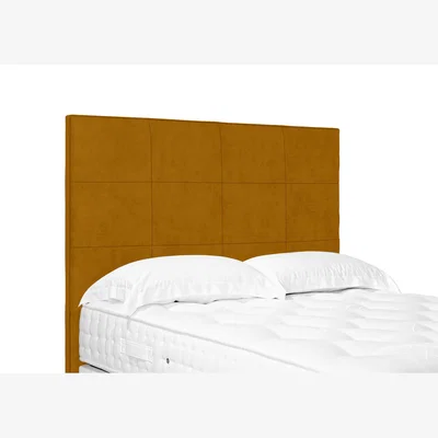 Furniture Village Elwood High Floor Standing Headboard - King Size - Plush Corn