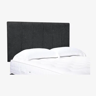 Furniture Village Rhodes High Strutted Headboard - King Size - Tweed Charcoal
