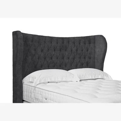 Furniture Village Camber High Floor Standing Headboard - Super King - Queens Ash Grey