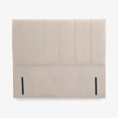 Furniture Village Heyman High Floor Standing Headboard - King Size - Sandstone Pearl