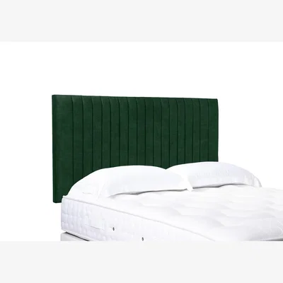 Furniture Village Cadenza High Strutted Headboard - King Size - Tormaline Green