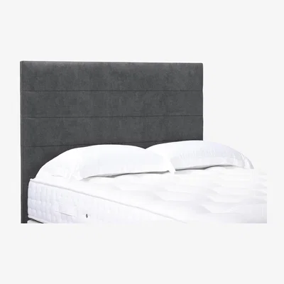 Furniture Village Natsu High Floor Standing Headboard - Small Double - Pewter