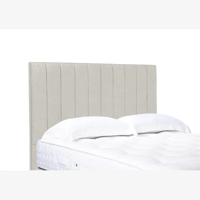 Furniture Village Elyse High Floor Standing Headboard - Super King - Plush Ecru
