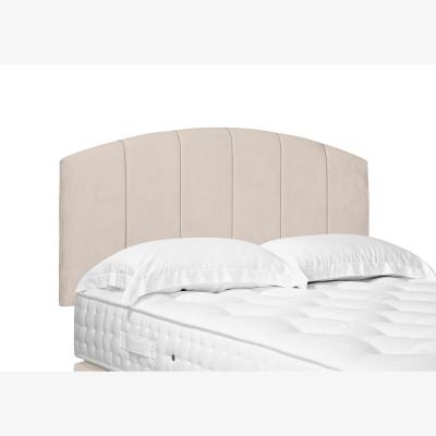 Furniture Village Bow Standard Strutted Headboard - King Size - Sandstone Pearl