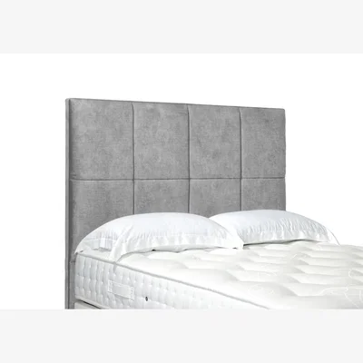 Furniture Village Titan High Floor Standing Headboard - King Size - Dapple Sterling