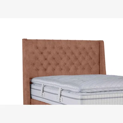 Furniture Village Sleepeezee - Pinnacle Floor Standing Headboard - King Size - Burnt Orange